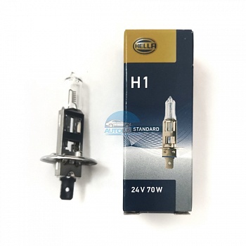 Автолампа HELLA H1 24V 70W P14,5s Автолампа HELLA H1 24V 70W P14,5s