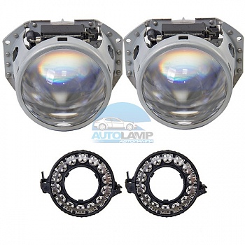 Комплект биксеноновых линз AES D2S под HELLA 3R 5R (3 дюйма) в Новосибирске Комплект биксеноновых линз AES D2S под HELLA 3R 5R (3 дюйма)