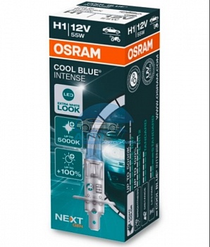 Автолампа OSRAM H1 12V 55W P14,5s +100% Cool Blue Intense Next Generation (64150CBN) Автолампа OSRAM H1 12V 55W P14,5s +100% Cool Blue Intense Next Generation (64150CBN)