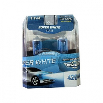 Автолампа ЧЕМПИОН H4 12V 60/55W 4200K (2шт) Автолампа ЧЕМПИОН H4 12V 60/55W 4200K (2шт)
