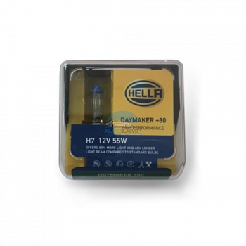 Автолампа HELLA H7 12V 55W P26d Daymaker +80% (2шт) Автолампа HELLA H7 12V 55W P26d Daymaker +80% (2шт)