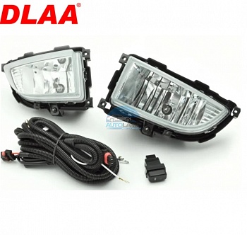 Противотуманные фары ADL/DLAA MB602 для MITSUBISHI LANCER 9 (2005-2009 г.), провода, кнопка 