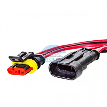 Герметичный разъем автомобильный 1.5 мм 3-контактный Герметичный разъем автомобильный 1.5 мм 3-контактный