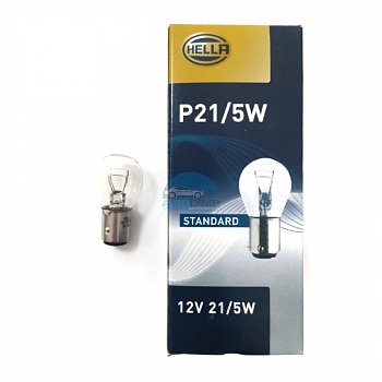 Автолампа HELLA P21/5W 12V 21/5W BAY15d Автолампа HELLA P21/5W 12V 21/5W BAY15d
