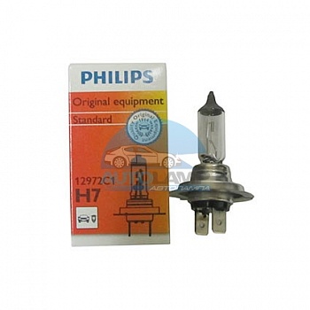 Автолампа PHILIPS H7 12V 55W P26d (12972C1)