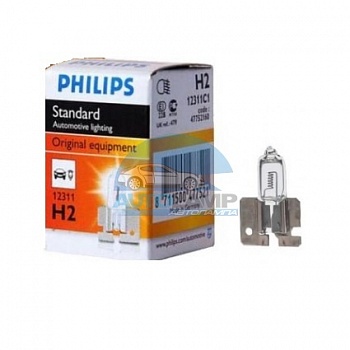 Автолампа PHILIPS H2 12V 55W (12311CP)