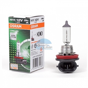 Автолампа OSRAM H11 12V 55W PGJ19-2 Long life (64211L)