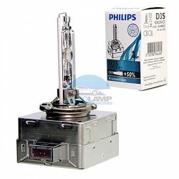 Ксеноновая лампа PHILIPS D3S X-TREME VISION +50% 4800K (42403XVC1) Ксеноновая лампа PHILIPS D3S X-TREME VISION +50% 4800K (42403XVC1)