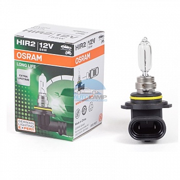 Автолампа OSRAM HIR2 12V 55W PX22D Long life (9012L)