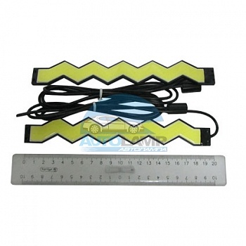 Дневные ходовые огни 12-24v COB 19*3*0.5 см Дневные ходовые огни 12-24v COB 19*3*0.5 см