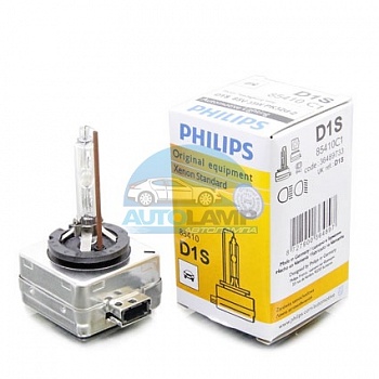 Ксеноновая лампа PHILIPS D1S 5000k (85410, 85415) (пром.упаковка)