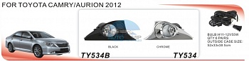 Противотуманные фары ADL/DLAA TY534B (Toyota CAMRY 2012/AURION 2012г), провода, кнопка