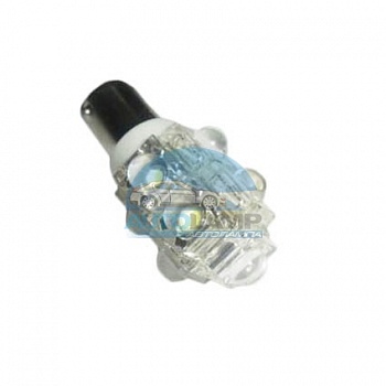 Светодиоды GL T8 BA9S 9 диодов (пираньи)  белые (панель приборов)