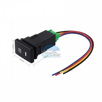 Кнопка ПТФ для Toyota с разъемом TS-02 Кнопка ПТФ для Toyota с разъемом TS-02