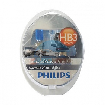 Автолампа PHILIPS HB3/9005 12V 55W P20d Diamond Vision (9005DV), EUROBOX-2шт Автолампа PHILIPS HB3/9005 12V 55W P20d Diamond Vision (9005DV), EUROBOX-2шт