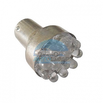 Светодиоды GL T25 BA15S, одноконтактные, 12 диодов, желтые (стоп-сигнал, задний ход) Светодиоды GL T25 BA15S, одноконтактные, 12 диодов, желтые (стоп-сигнал, задний ход)