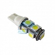 Светодиоды GL T10 б/ц 9 диодов SMD5050, белые 24V(габариты, панельприборов) Светодиоды GL T10 б/ц 9 диодов SMD5050, белые 24V(габариты, панельприборов)