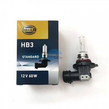 Автолампа HELLA HB3 12V 60W P20d